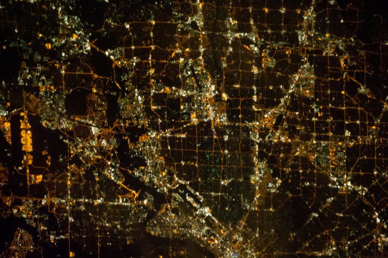 Illustration for article titled What do these nighttime satellite photos reveal about civilization?